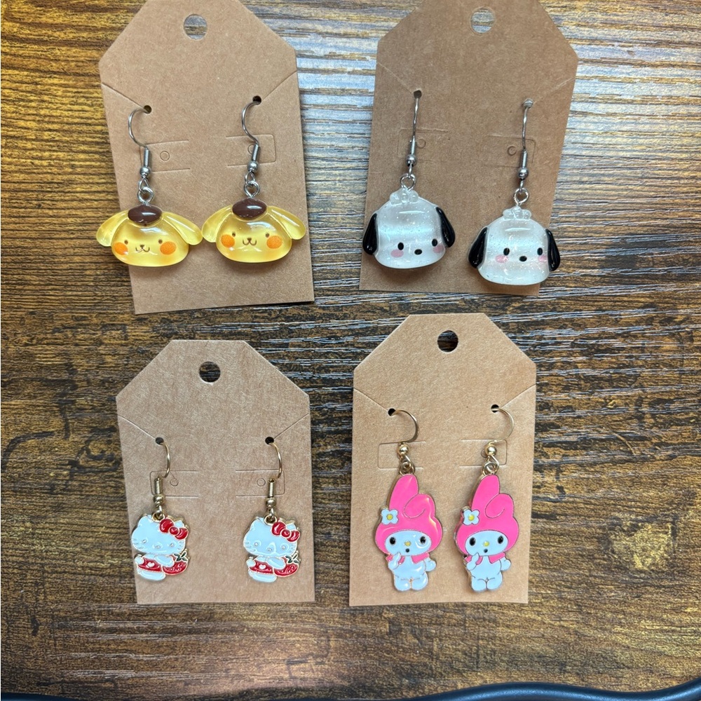 Sanrio Hello Kitty and friends bundle set Earrings